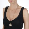 Stříbrný řetízek Hot Diamonds Emozioni Silv and Rose Gold Bead Chain 30