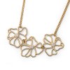 Náhrdelník s krystaly Swarovski Oliver Weber Prominent gold crystal