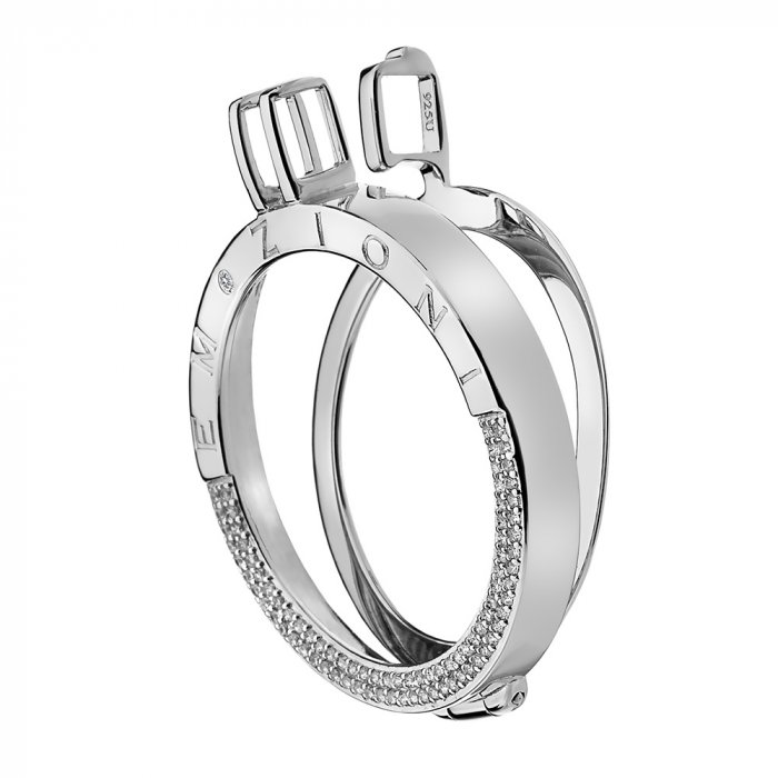 Stříbrný přívěsek Hot Diamonds Emozioni Reflessi Coin Keeper EK044