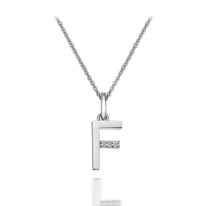 Přívěsek Hot Diamonds Micro F Clasic DP406