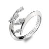 Stříbrný prsten Hot Diamonds Alloro se zirkony ER023