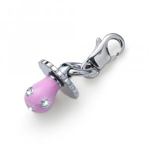 Přívěsek s krystaly Swarovski Oliver Weber Dummy rose