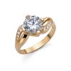 Prsten s krystaly Swarovski Oliver WeberSuccess gold crystal