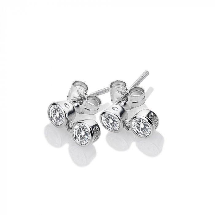 Stříbrné náušnice Hot Diamonds Willow DE586