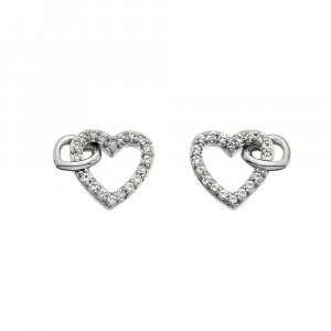Stříbrné náušnice Hot Diamonds Flora DE605
