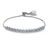 Stříbrný náramek s krystaly Swarovski Oliver Weber Step CZ WHI
