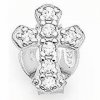 Stříbrné náušnice Amen Cross