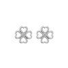 Stříbrné náušnice Hot Diamonds Lucky in Love DE632