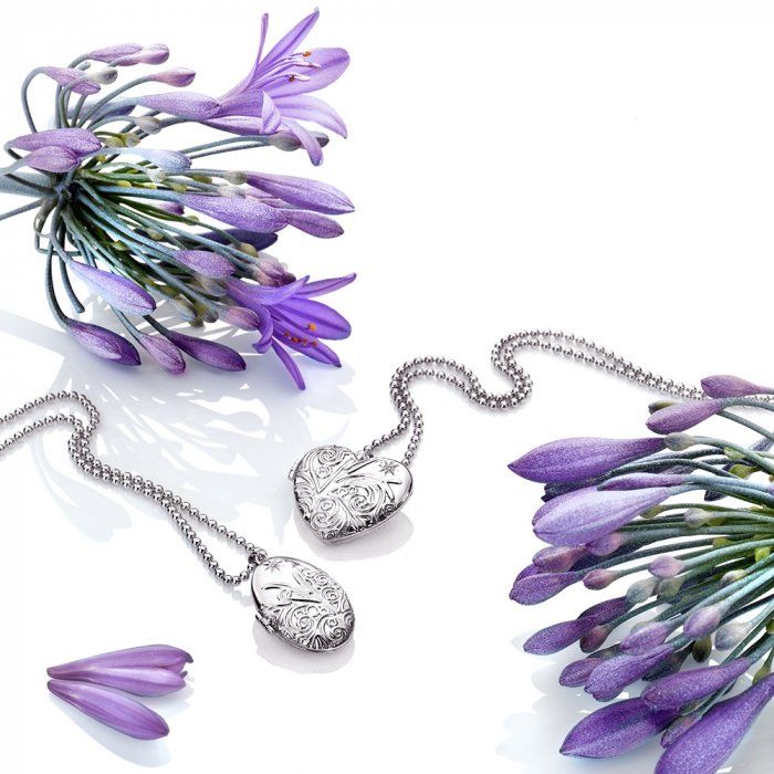 Stříbrný náhrdelník Hot Diamonds Memories Locket DP773