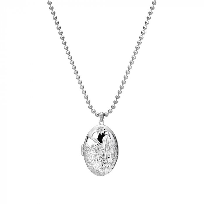 Stříbrný náhrdelník Hot Diamonds Memories Locket DP773