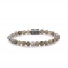 Dámský náramek Rebel & Rose Labradorite Shield 925 RR-6S005-S-S