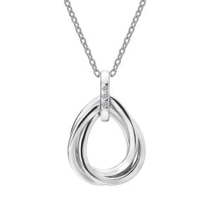 Stříbrný přívěsek Hot Diamonds Trio Teardrop DP779