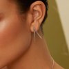 Stříbrné náušnice Hot Diamonds Reflect DE715