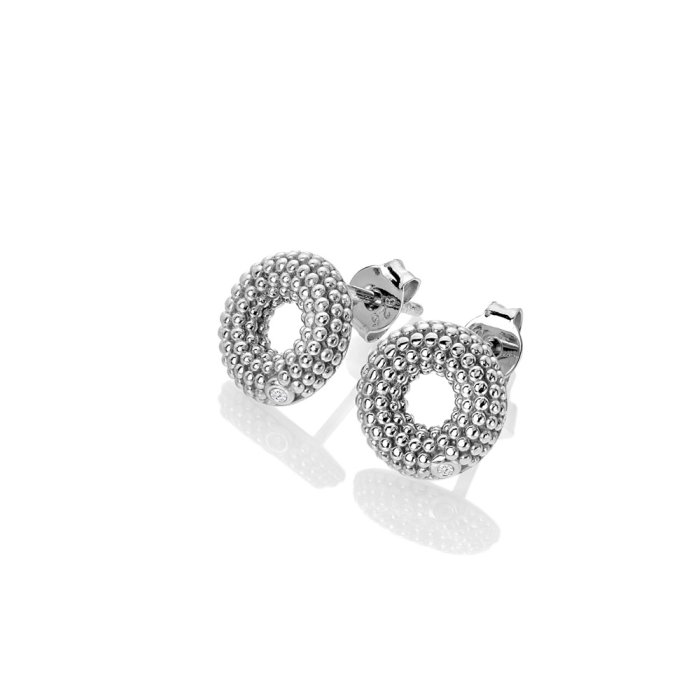 Stříbrné náušnice Hot Diamonds Forever DE725