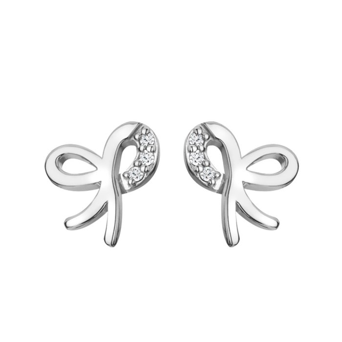 Stříbrné náušnice Hot Diamonds Much Loved DE730