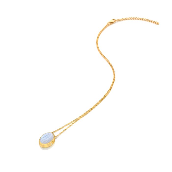 Stříbrný přívěsek Hot Diamonds X Gemstones Oval DN190