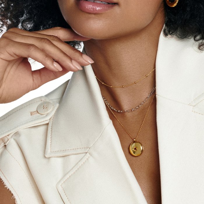 Stříbrný přívěsek Hot Diamonds X Gemstones Locket DP931