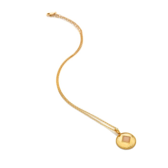Stříbrný přívěsek Hot Diamonds X Gemstones Coin DP936