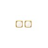 Stříbrné náušnice Hot Diamonds X Gemstones Square DE770