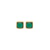 Stříbrné náušnice Hot Diamonds X Gemstones Square DE771