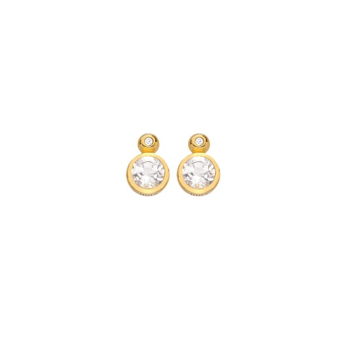 Stříbrné náušnice Hot Diamonds X Gemstones Droplet DE774