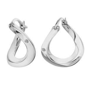 Stříbrné náušnice Hot Diamonds Huggies DE792