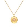 Stříbrný přívěsek Hot Diamonds X Gemstones Coin DP936