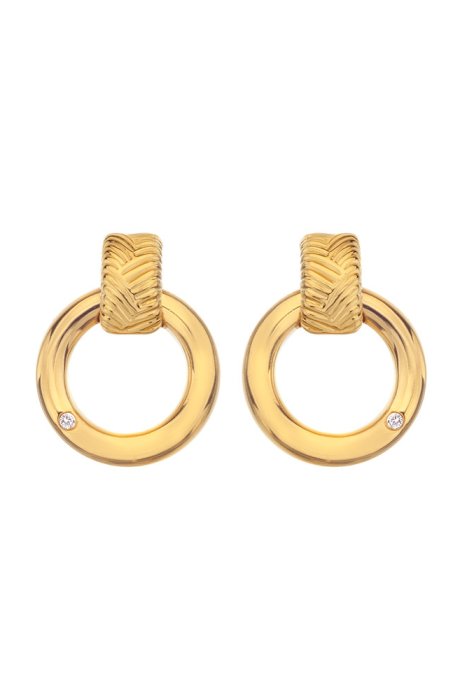 Stříbrné náušnice Hot Diamonds x Jac Jossa Hope DE677
