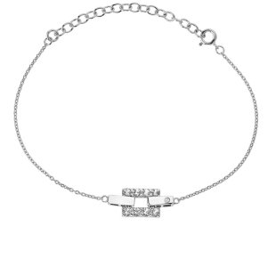 Stříbrný náramek Hot Diamonds Echo DL648