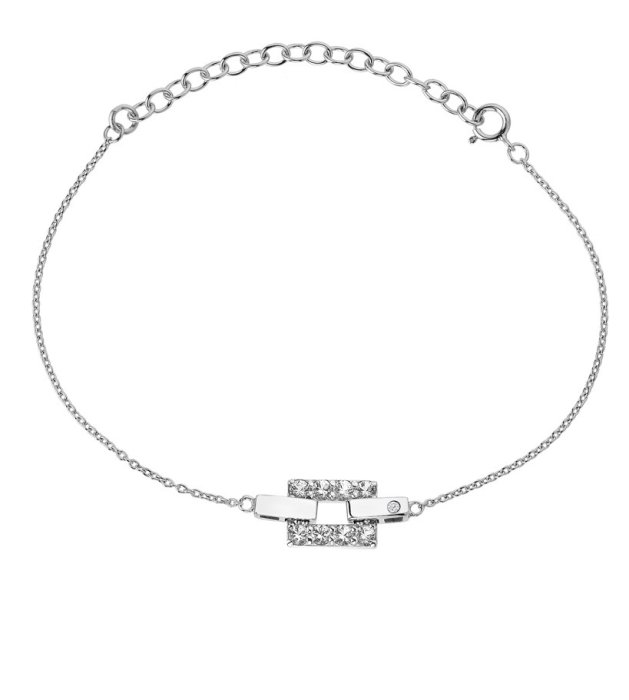 Stříbrný náramek Hot Diamonds Echo DL648